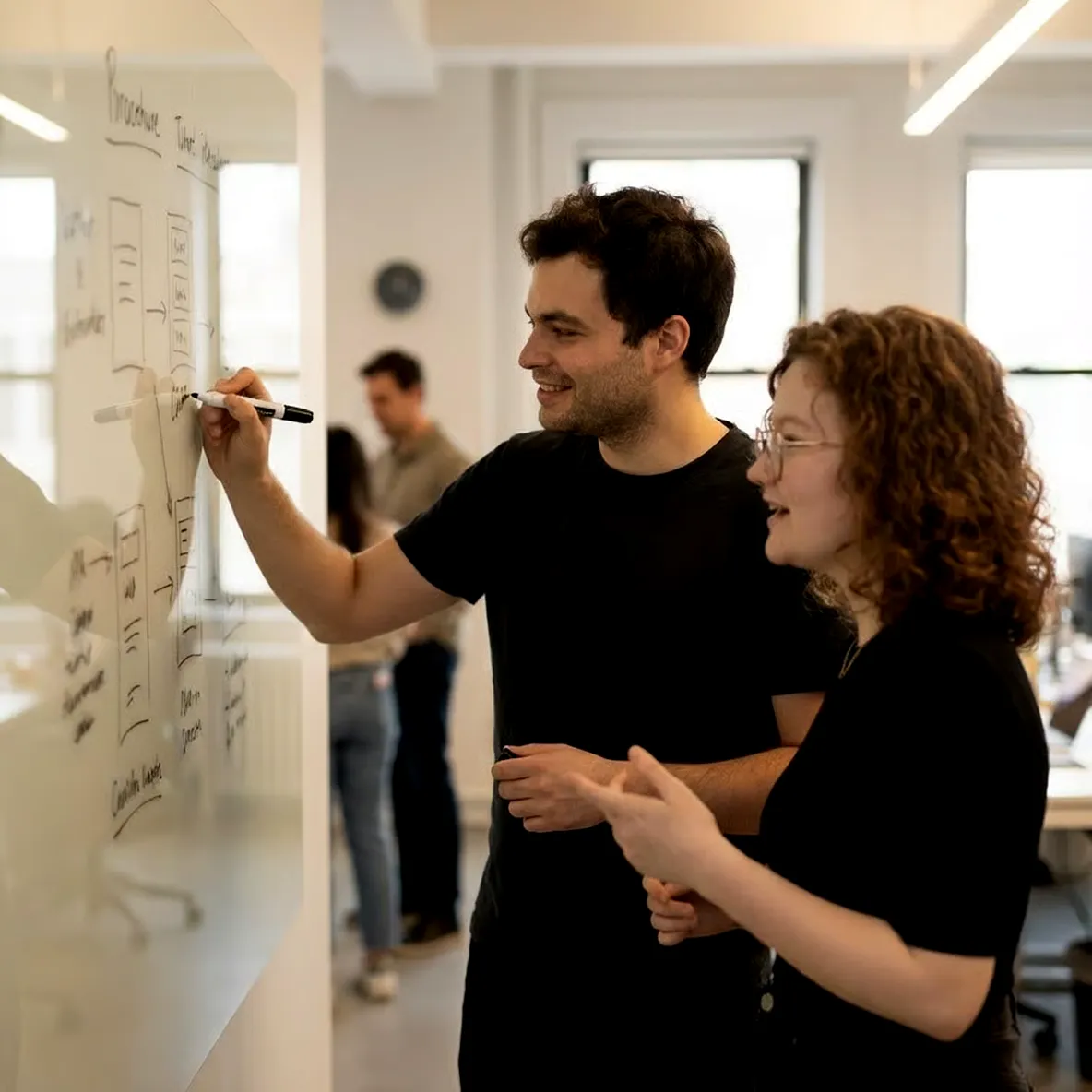 TFP team members in office